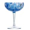 Kremmerhuset Magnor - Swirl Champagneglass, blå| Glass