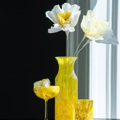 Kremmerhuset Magnor - Swirl karaffel/vase gul| Servering