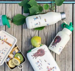 Kremmerhuset Modern House - Bukkene Bruse Drikkeflaske 0,35 l, krem/grønn| Drikkeflasker