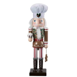 Kremmerhuset Nøtteknekker 38 cm brun| Julepynt