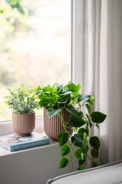 Kremmerhuset Potte Riley matt 14 cm, brun| Blomsterpotter Og Pidestaller