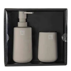 Kremmerhuset Pure Baderomssett beige| Baderomsartikler