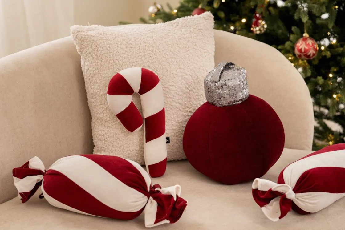 Kremmerhuset Pute Julekule 30cm| Putetrekk|Juleputer