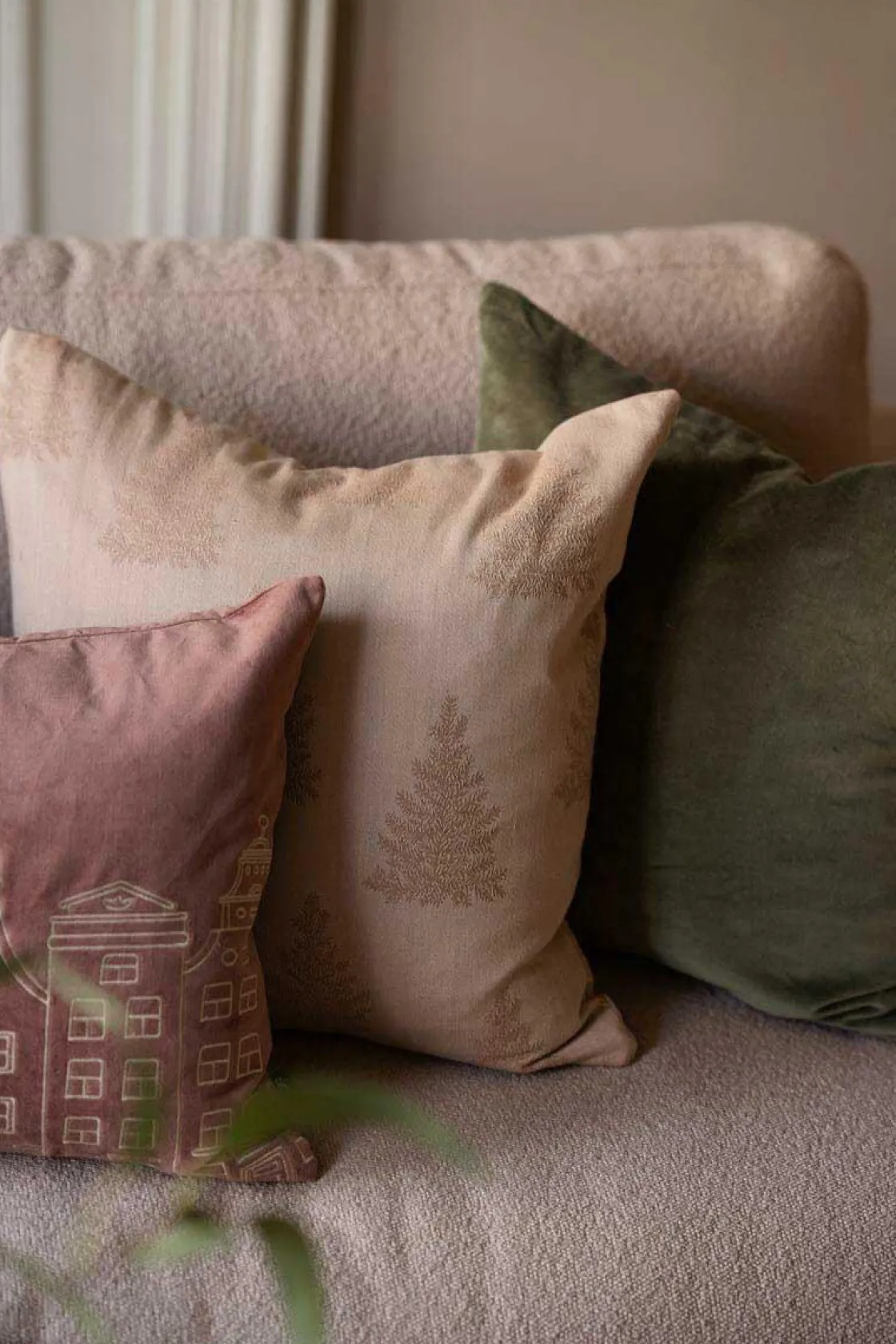 Kremmerhuset Putetrekk Granskog 48x48 cm| Putetrekk|Juletekstil