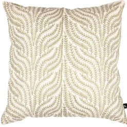 Kremmerhuset Putetrekk Gren brodert 48x48cm grønn| Putetrekk