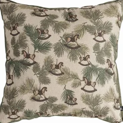 Kremmerhuset Putetrekk Gyngehest 48x48cm| Putetrekk|Juletekstil