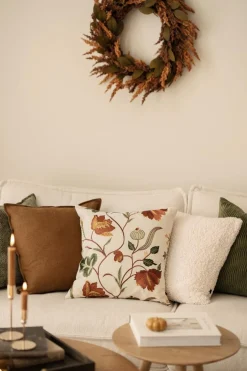 Kremmerhuset Putetrekk Herringbone 48x48cm brun| Putetrekk