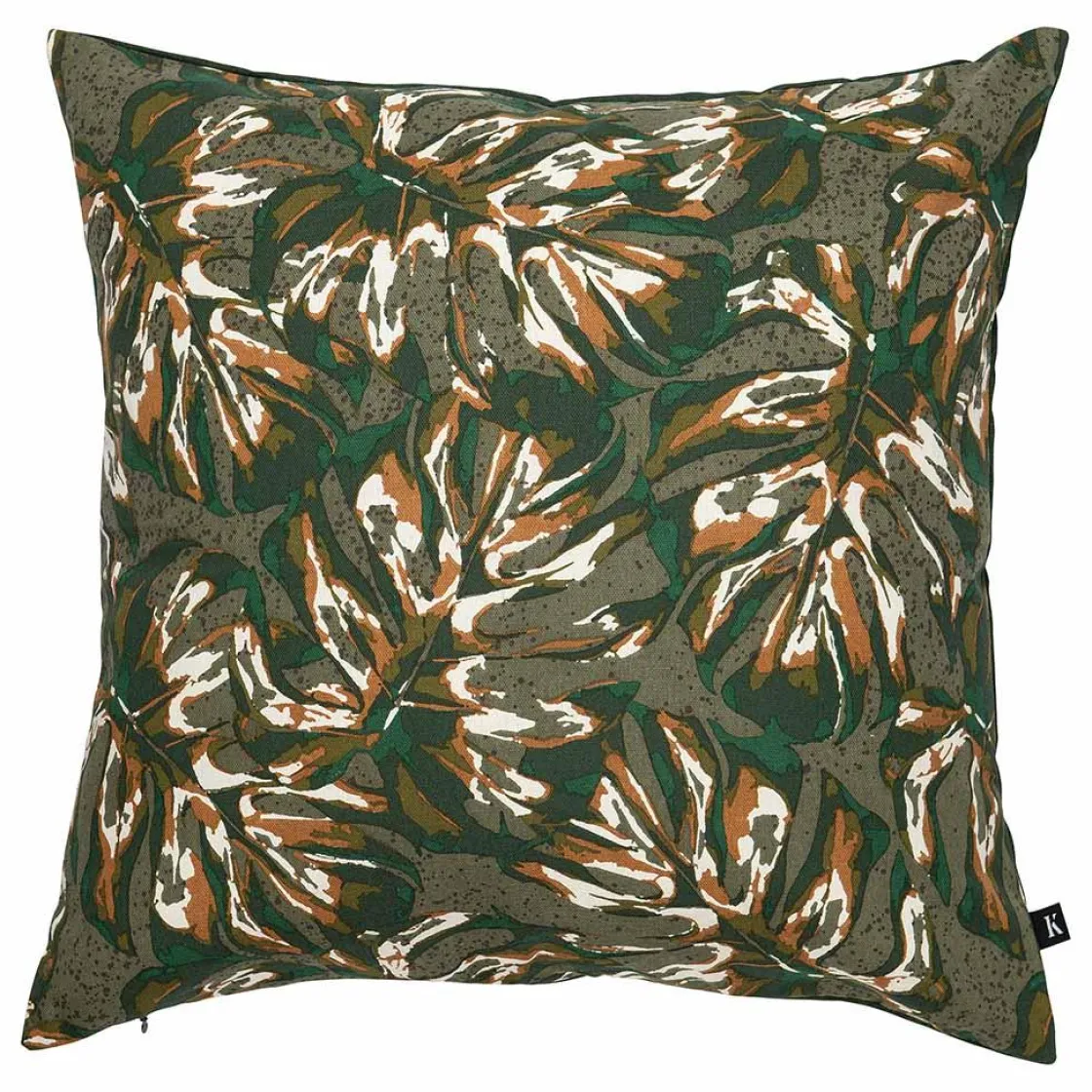 Kremmerhuset Putetrekk monstera print 48x48cm| Putetrekk