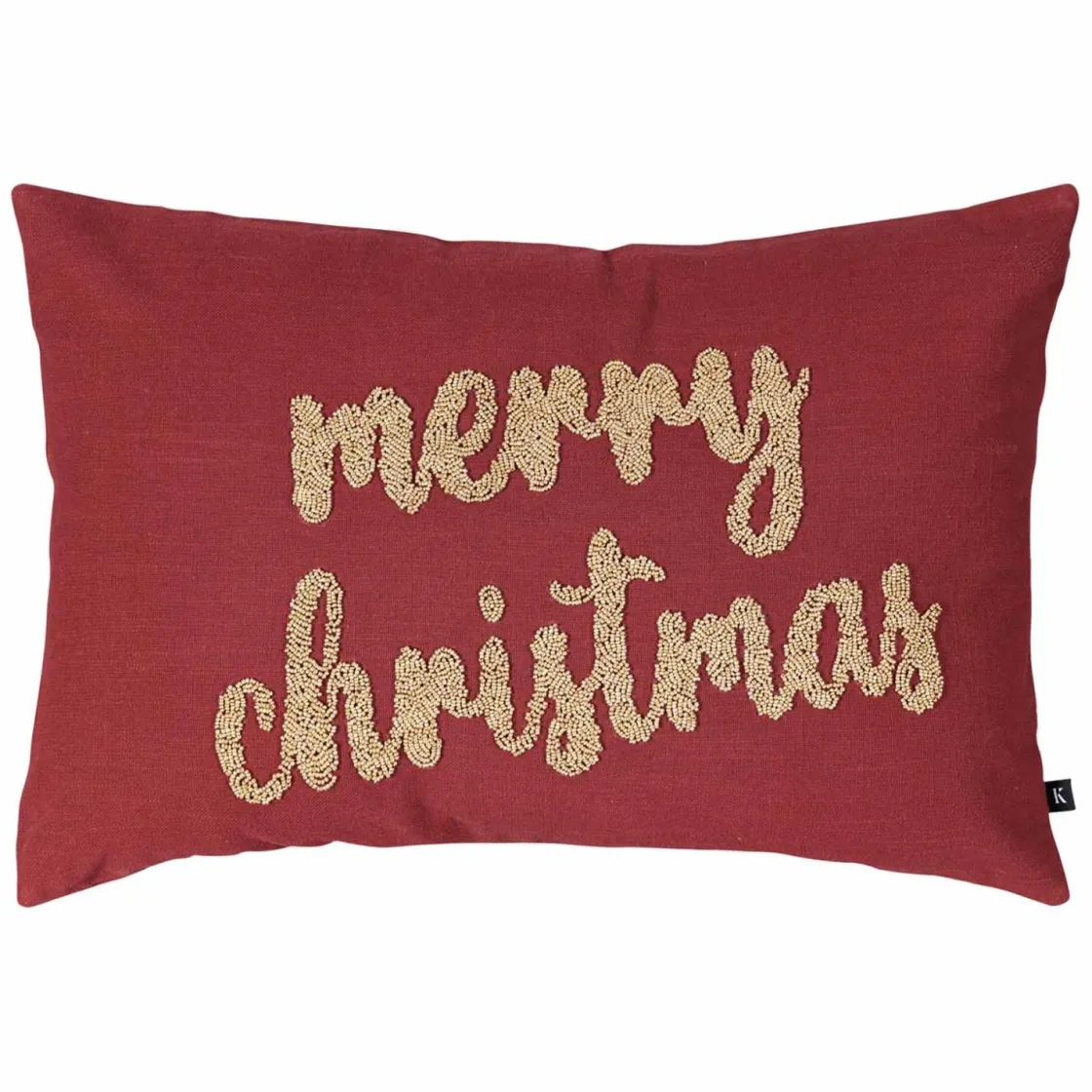 Kremmerhuset Putetrekk perler Merry Christmas 40x60cm| Putetrekk|Juletekstil