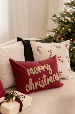 Kremmerhuset Putetrekk perler Merry Christmas 40x60cm| Putetrekk|Juletekstil