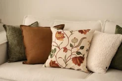 Kremmerhuset Putetrekk Poppy broderi 48x48cm| Putetrekk