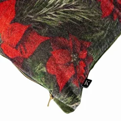 Kremmerhuset Putetrekk velur Julestjerne 48x48cm| Putetrekk|Juletekstil