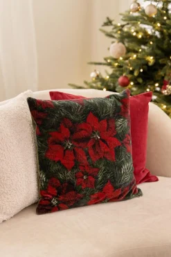 Kremmerhuset Putetrekk velur Julestjerne 48x48cm| Putetrekk|Juletekstil