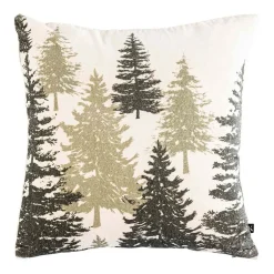 Kremmerhuset Putetrekk velur Skog 48x48cm| Putetrekk|Juletekstil