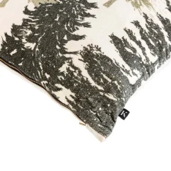 Kremmerhuset Putetrekk velur Skog 48x48cm| Putetrekk|Juletekstil