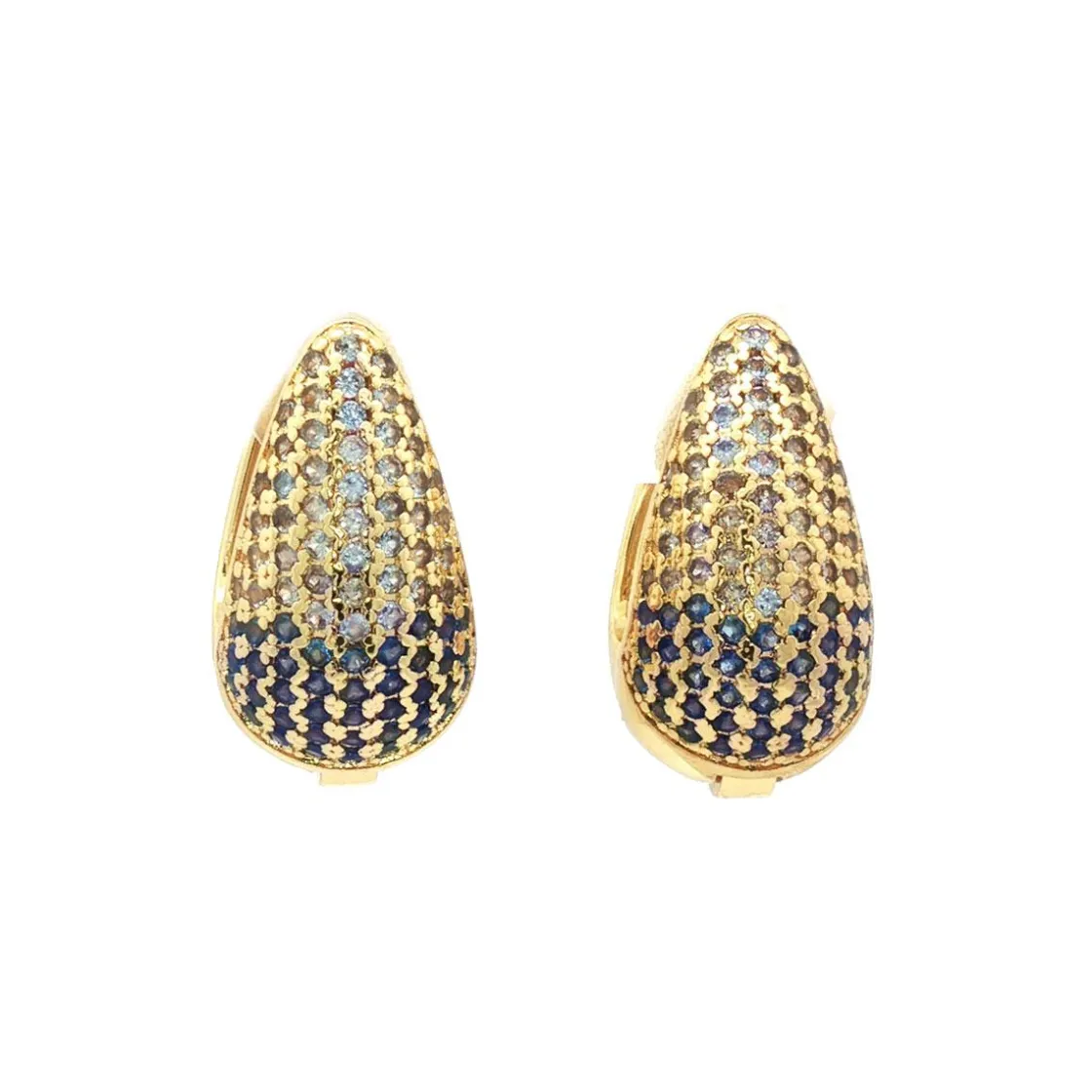 Kremmerhuset Øreringer, ombrè blue G| Ørepynt