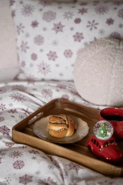 Kremmerhuset Sengesett Flanell Stars 140x200cm| Juletekstil