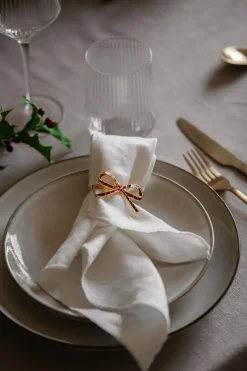 Kremmerhuset Serviett Linde lin hvit| Servietter