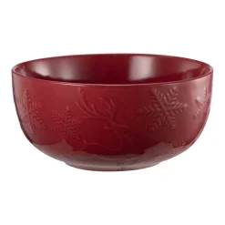 Kremmerhuset Skål Christmas Reindeer rød| Skåler|Servise