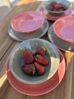 Kremmerhuset Skål Melamin fersken rød| Skåler|Servise