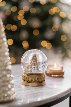 Kremmerhuset Snøkule Teddy| Julepynt