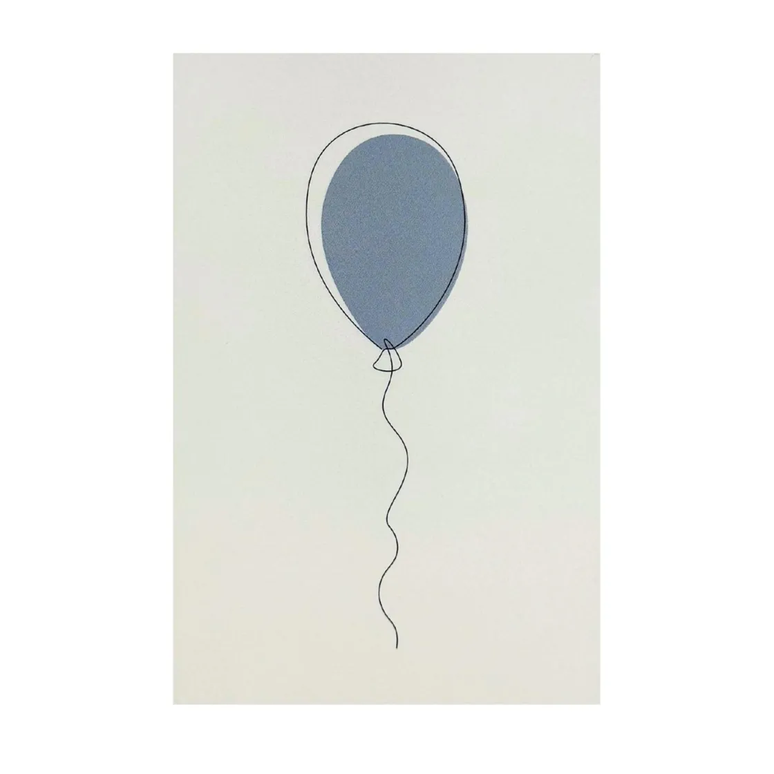 Kremmerhuset Stående kort Ballong blå| Kort