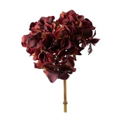 Kremmerhuset Stilkblomst Hortensia 52cm Burgunder| Kunstige Blomster