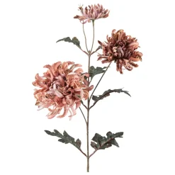 Kremmerhuset Stilkblomst Krysantemum 80cm rosa| Kunstige Blomster