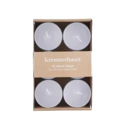 Kremmerhuset Telys store 12 stk| Telys