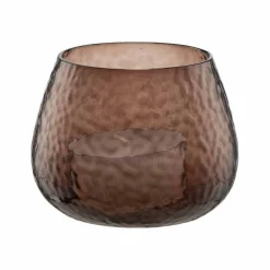 Kremmerhuset Telysestake Glimre 7,5 cm mørk brun| Lykter|Lysestaker