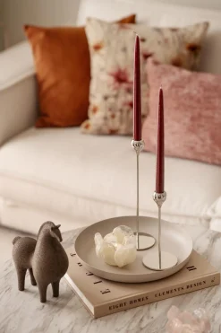 Kremmerhuset Telysholder Flow 7 cm creme| Lysestaker