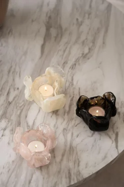 Kremmerhuset Telysholder Flow 7 cm rosa| Lysestaker