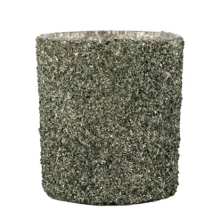 Kremmerhuset Telysholder Glitter Grønn 8 cm| Lykter|Julelys Og Lysestaker