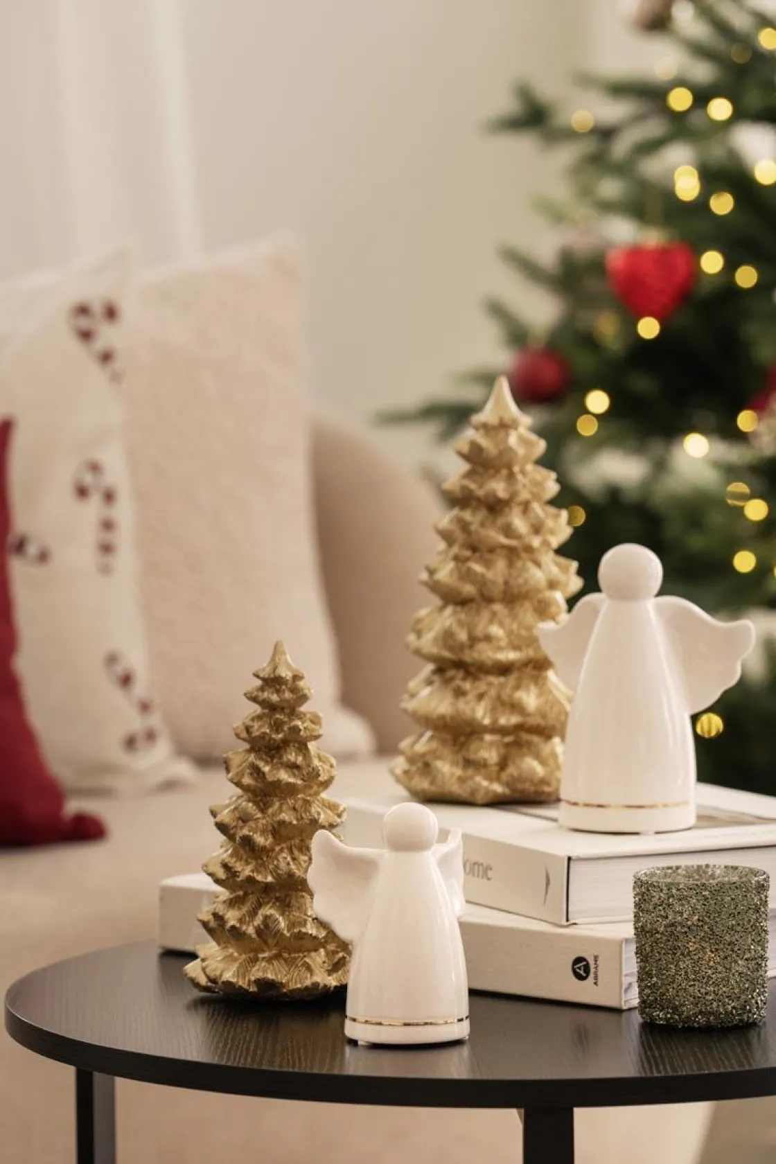 Kremmerhuset Telysholder Glitter Grønn 8 cm| Lykter|Julelys Og Lysestaker