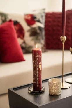 Kremmerhuset Telysholder Glitter Gull 8 cm| Lykter|Julelys Og Lysestaker