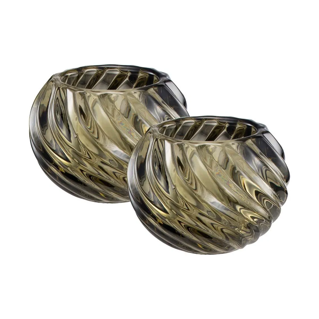 Kremmerhuset Telysholder Linda 2 pk grønn| Lykter|Gavetips