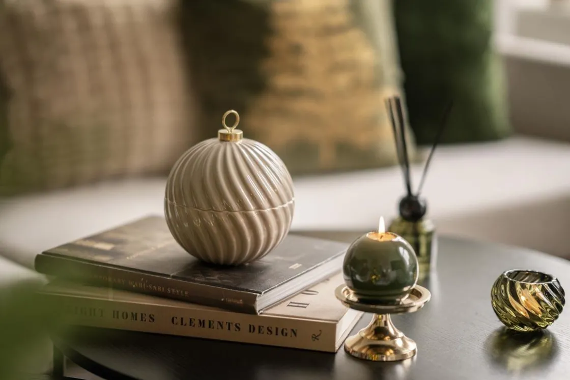 Kremmerhuset Telysholder Linda 2 pk grønn| Lykter|Gavetips