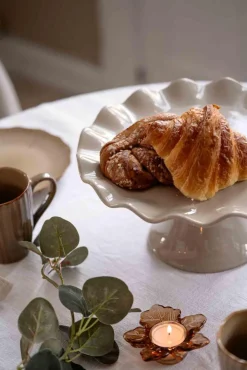 Kremmerhuset Telysholder Lønneblad 10cm Brun| Lykter|Lysestaker