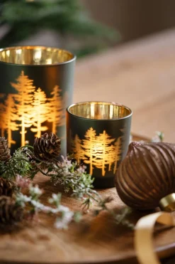 Kremmerhuset Telysholder skog 8 cm| Lykter|Julelys Og Lysestaker