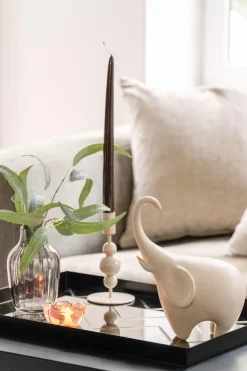 Kremmerhuset Vase Markblomst 15 cm grå| Vaser